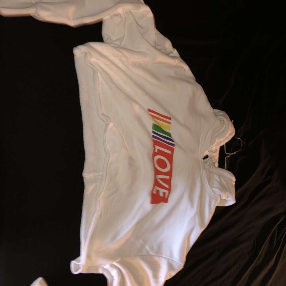 cropped sweat shirt